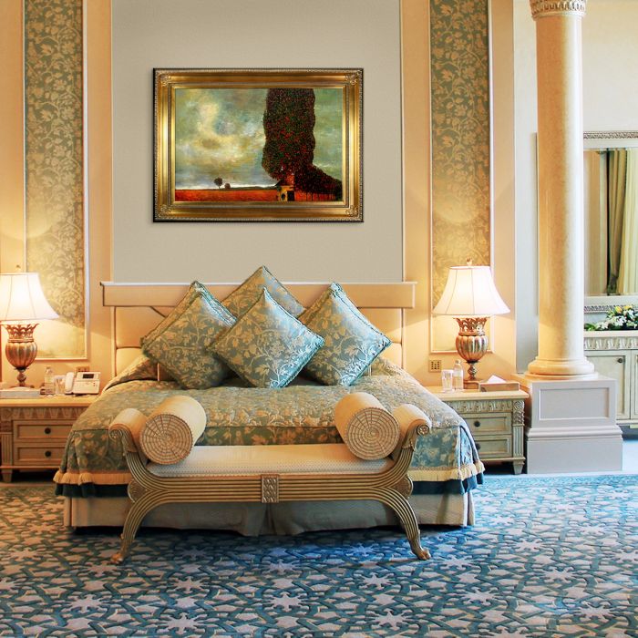 High Poplar Pre-framed - Regency Gold Frame 24"X36"