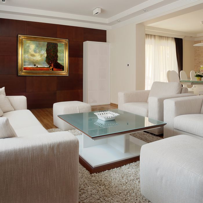 High Poplar Pre-framed - Regency Gold Frame 24"X36"