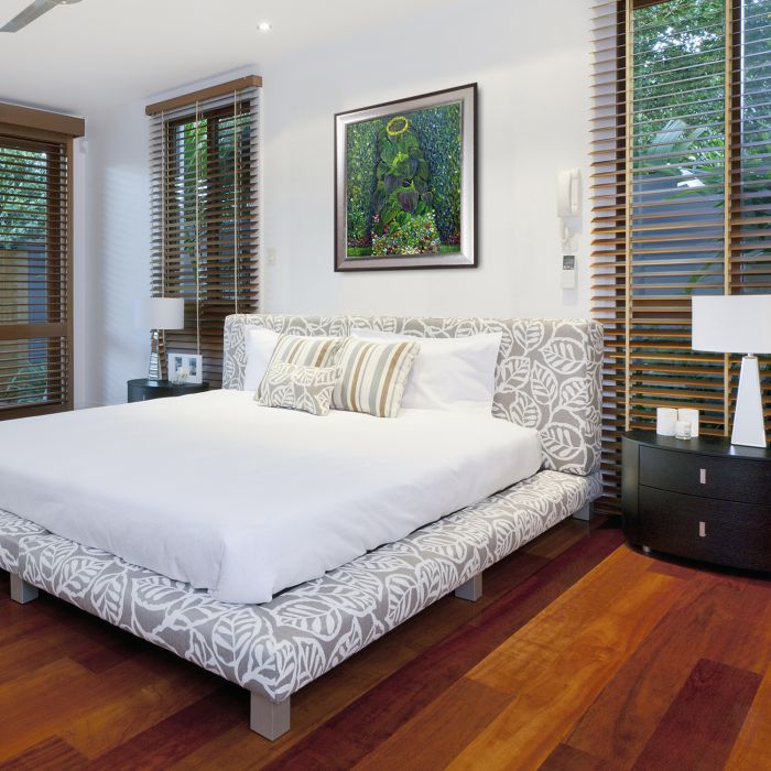 Sunflower Pre-framed - Magnesium Silver Frame 20" X 24"