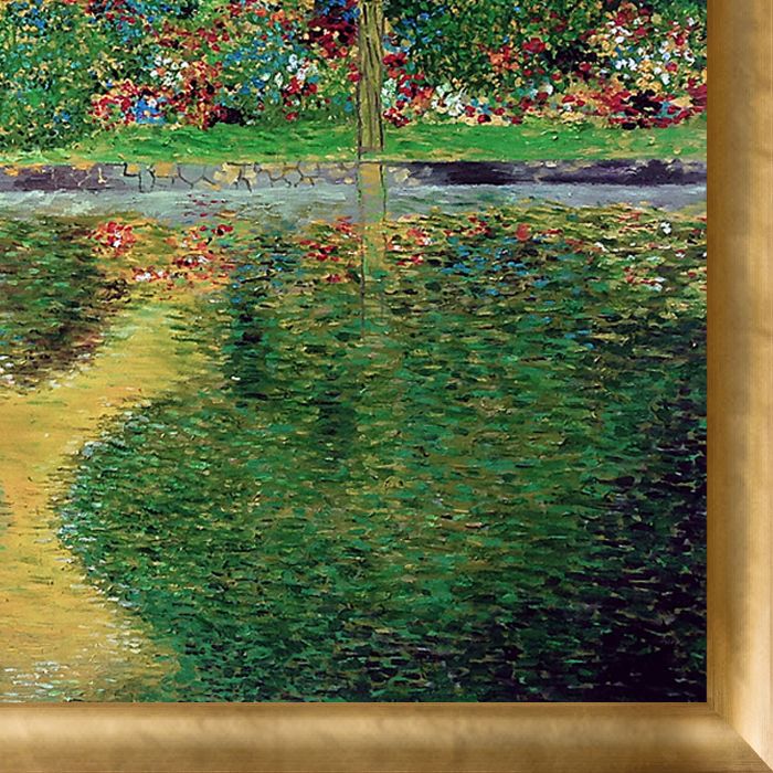 Schloss Kammer on Attersee Pre-Framed - Gold Luminoso Frame 30"x40"