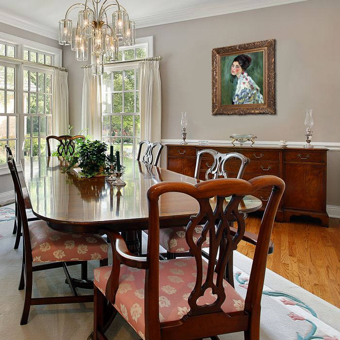 Portrait of a Lady, 1916-1917 Pre-Framed - Burgeon Gold Frame 20"X24"