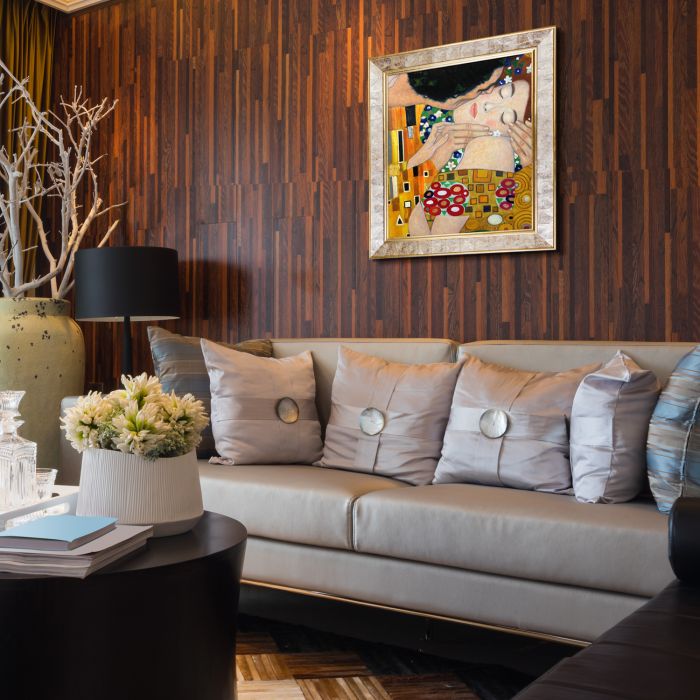 The Kiss, Close-Up Pre-Framed - Gold Pearl Frame 20" X 24"