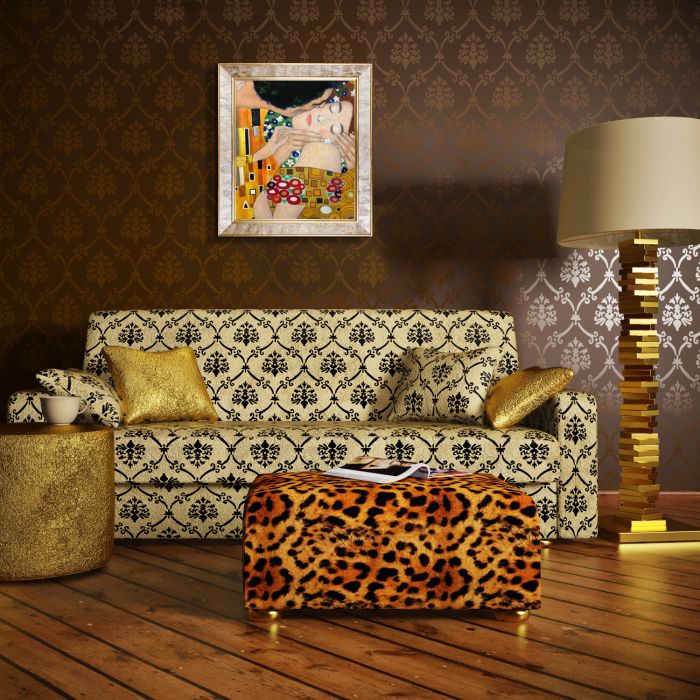 The Kiss, Close-Up Pre-Framed - Gold Pearl Frame 20" X 24"