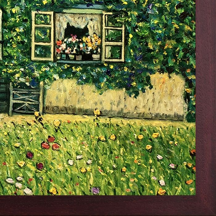 The House of Guardaboschi Pre-Framed - Open Grain Mahogany 20" X 24"