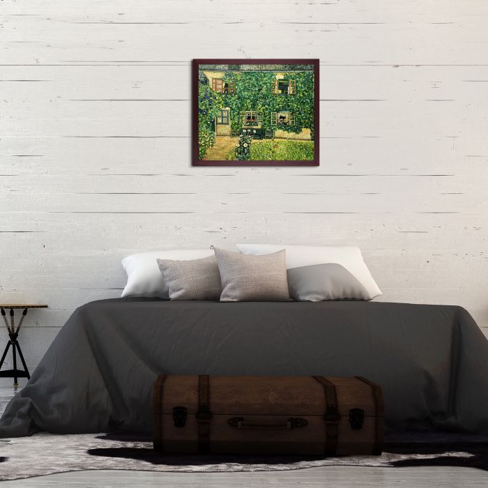 The House of Guardaboschi Pre-Framed - Open Grain Mahogany 20" X 24"