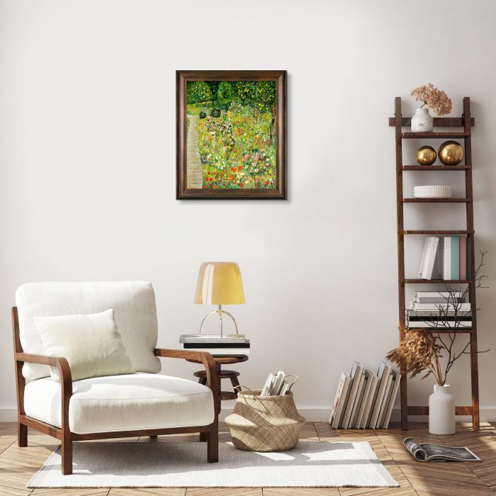 Fruit Garden With Roses Pre-Framed - Modena Vintage 20" X 24"