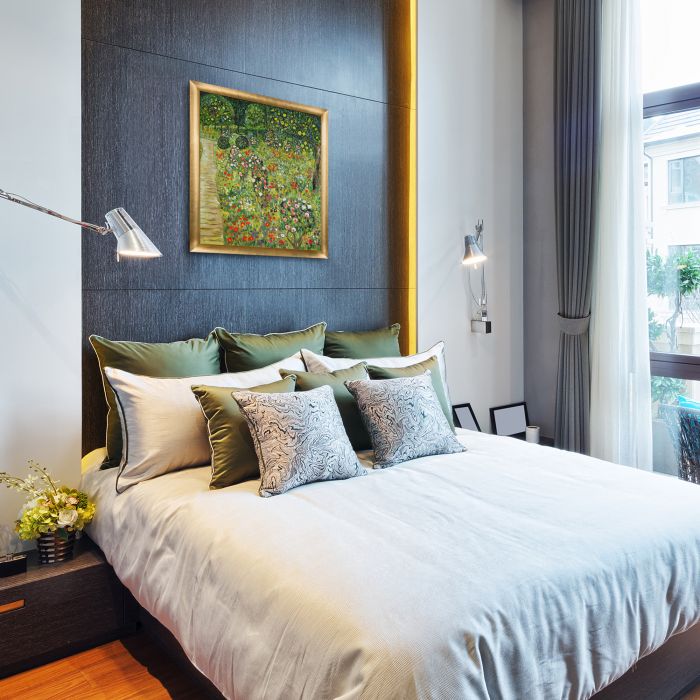 Fruit Garden With Roses Pre-Framed - Gold Luminoso Frame 20"X24"