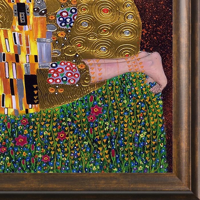 The Kiss (Luxury Line) Pre-Framed - Modena Vintage 24" X 36"