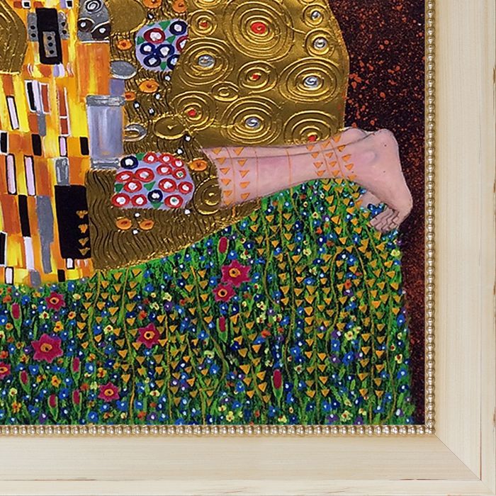 The Kiss (Luxury Line) Pre-Framed - Constantine Frame 24" X 36"