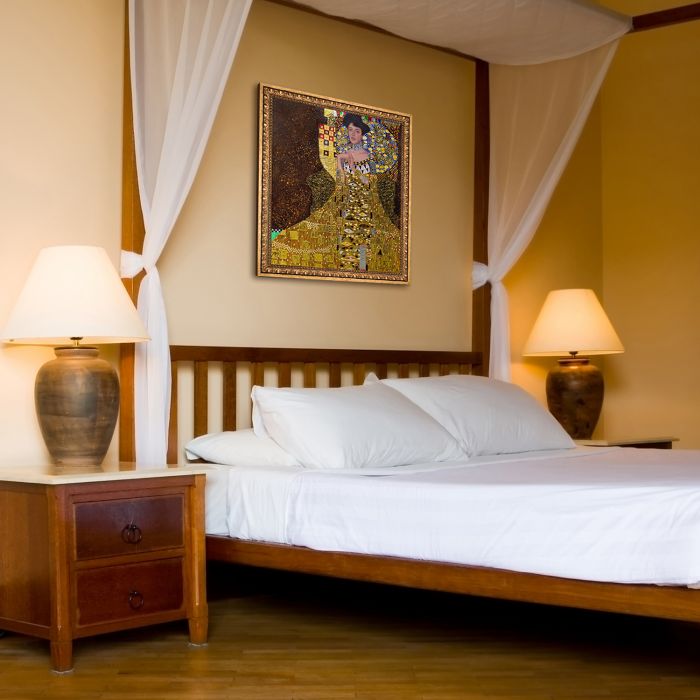 Portrait of Adele Bloch Bauer I (Luxury Line) Pre-Framed - Versailles Gold Frame 20" X 24"