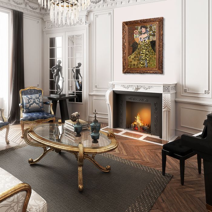 Portrait of Adele Bloch Bauer I (Luxury Line) Pre-Framed - Burgeon Gold Frame 24"X36"