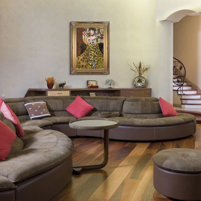 Portrait of Adele Bloch Bauer I (Luxury Line) Pre-Framed - Renaissance Bronze Frame 24"X36"