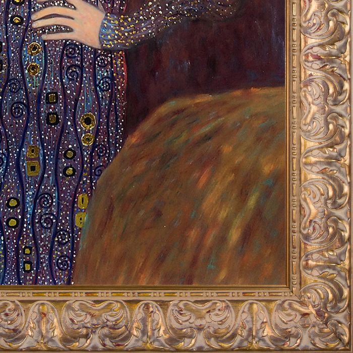 Portrait of Emilie Floge (Luxury Line) Pre-Framed - Espana Gold Frame 24" X 36"