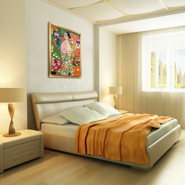 Die Tanzerin, The Dancer (Luxury Line) 1916-18 Pre-Framed - Gold Luminoso Frame 24" x 36"