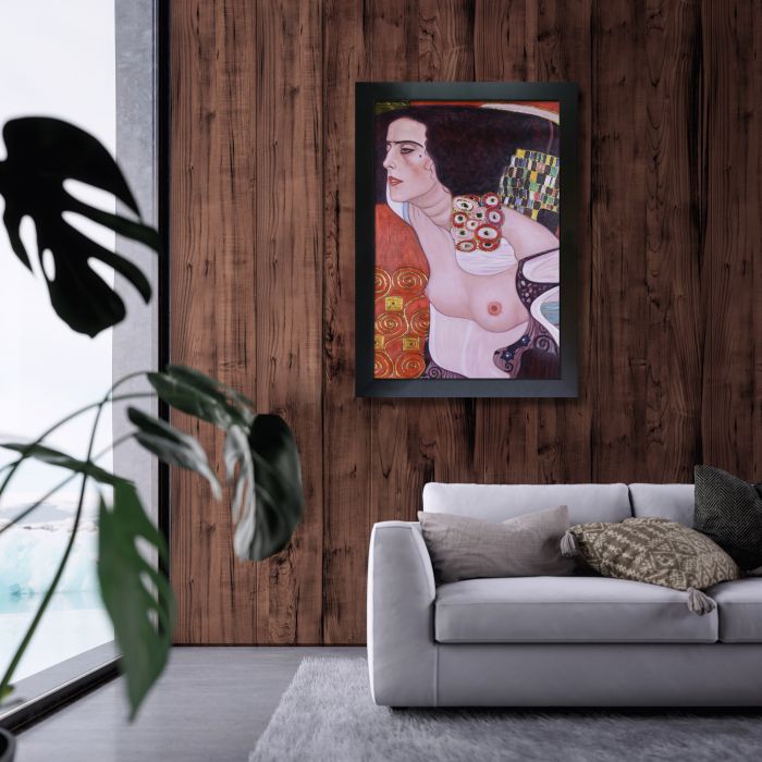 Judith II (Salome) Luxury Line - New Age Black Frame 24"X36"