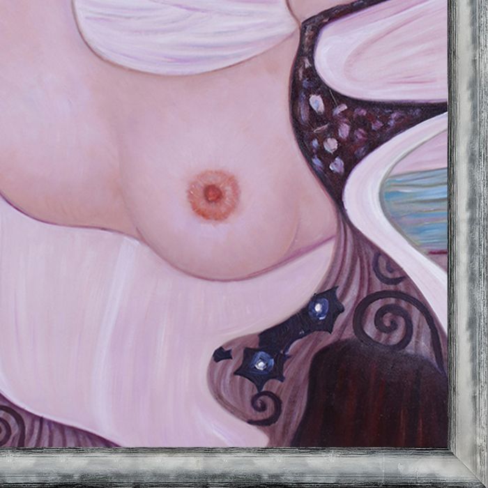 Judith II (Salome) Luxury Line - Piccino Luminoso Silver Frame 24" X 36"