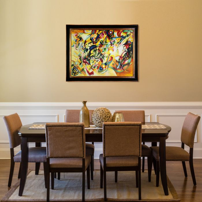 Composition VII, 1913 Pre-Framed - Opulent Frame 30"X40"