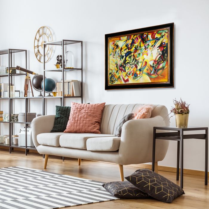 Composition VII, 1913 Pre-Framed - Opulent Frame 30"X40"