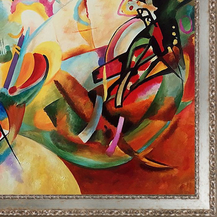 Composition VII, 1913 Pre-Framed - Versailles Silver Salon Frame 30"X40"