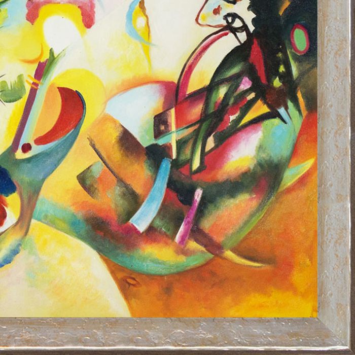 Composition VII, 1913 Pre-Framed - Silver Luna Frame 30"X40"