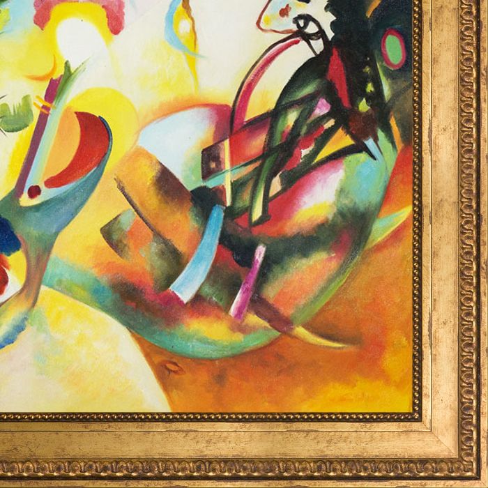 Composition VII, 1913 Pre-Framed - Versailles Gold King Frame 30"X40"