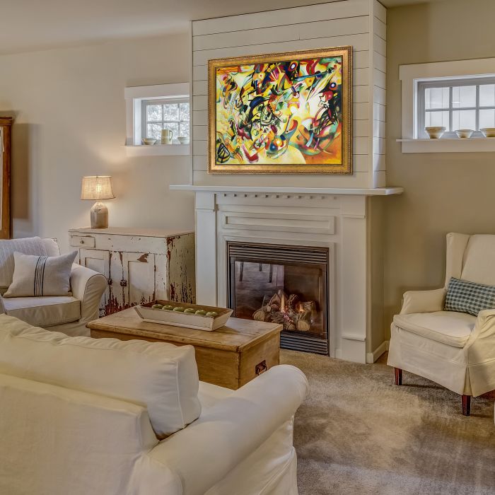 Composition VII, 1913 Pre-Framed - Versailles Gold King Frame 30"X40"