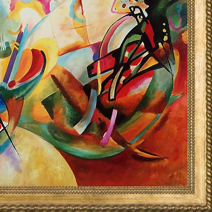 Composition VII, 1913 Pre-Framed - Verona Gold Braid Frame 30"X40"