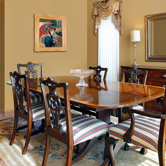 Woman with Umbrella, 1891 Pre-Framed - Imperial Gold Frame 20" X 24"