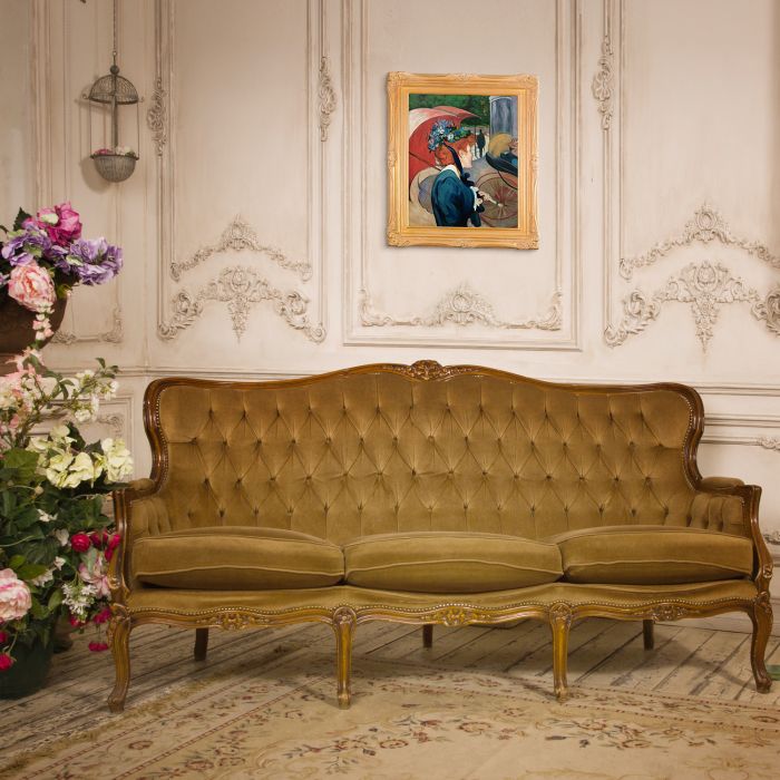 Woman with Umbrella, 1891 Pre-Framed - Imperial Gold Frame 20" X 24"