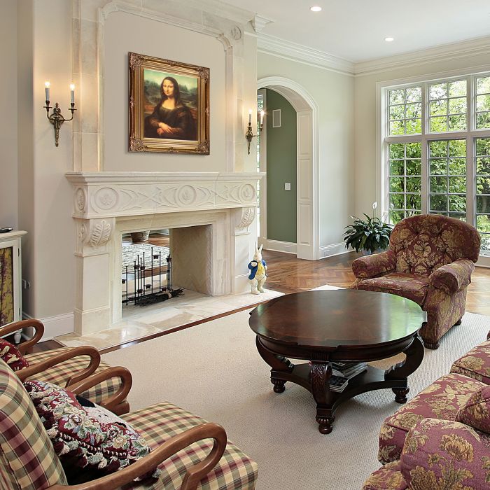 Mona Lisa Pre-Framed - Renaissance Bronze Frame 20"X24"