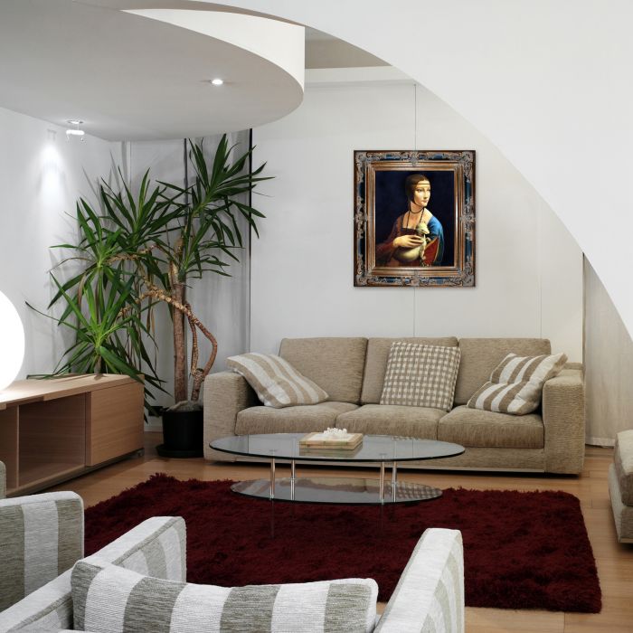 Lady With an Ermine Pre-Framed - Excalibur Frame 20"X24"