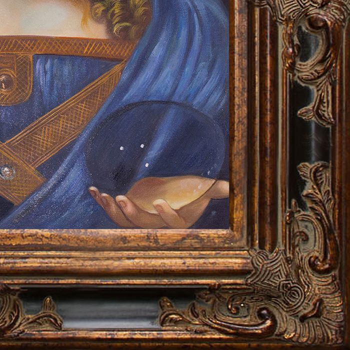 Salvator Mundi Pre-Framed - Excalibur Frame 20"X24"