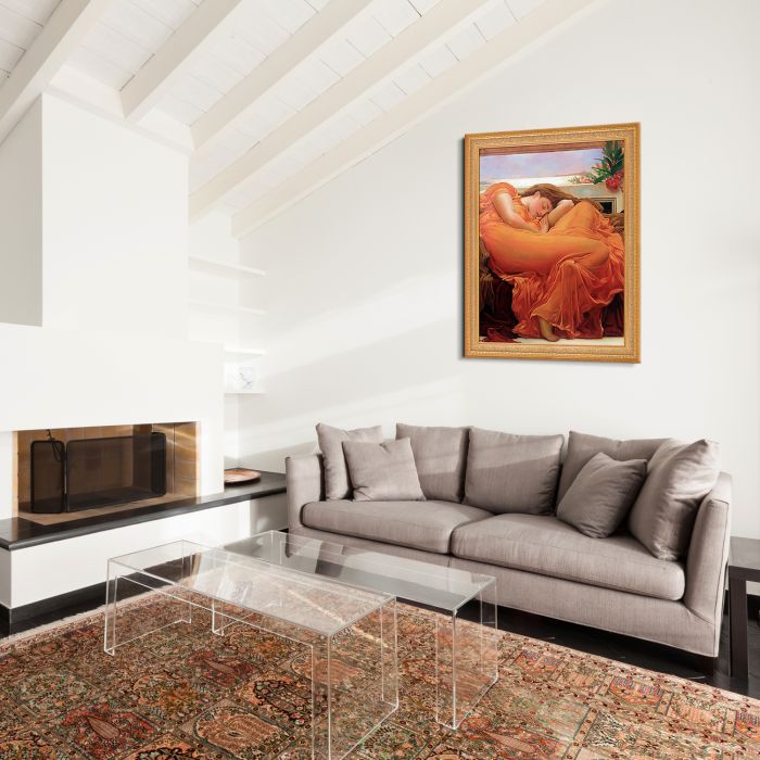 Flaming June Pre-Framed - Sovereign Frame 30" X 40"