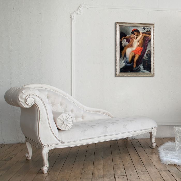 The Fisherman and the Syren Pre-Framed - Versailles Silver King Frame 24" X 36"