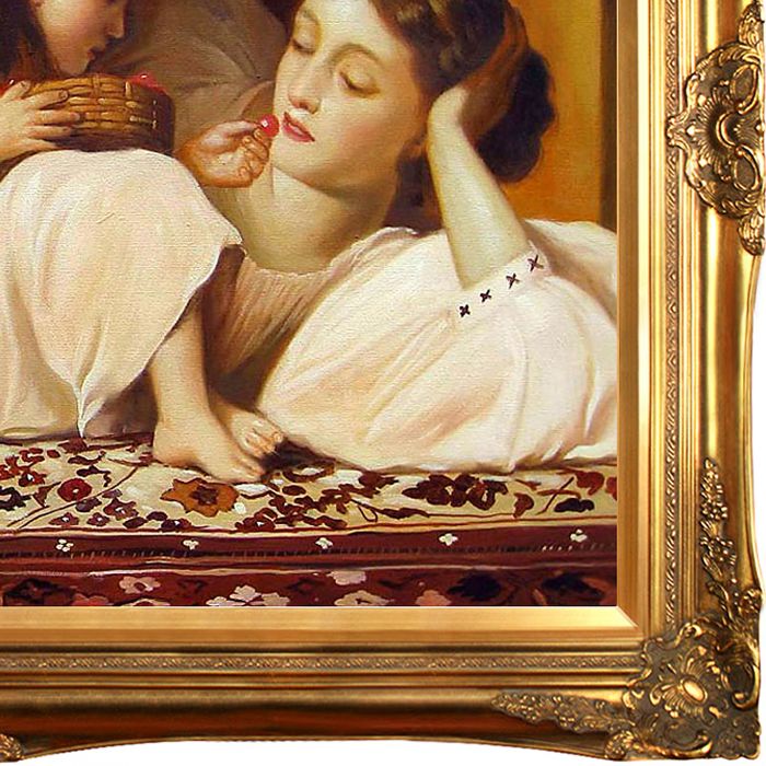 Mother and Child Pre-Framed - Victorian Gold Frame 24"X36"