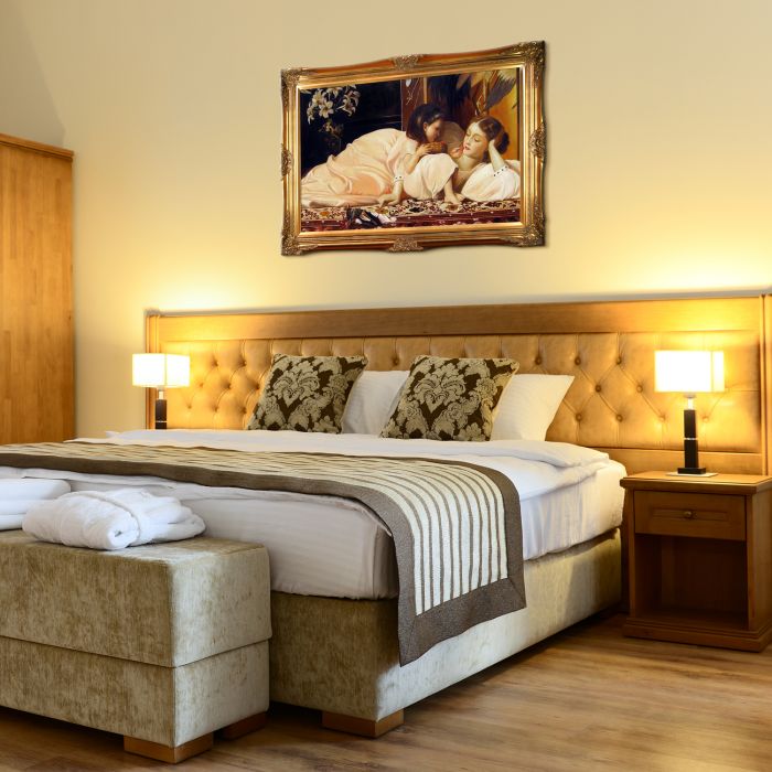 Mother and Child Pre-Framed - Victorian Gold Frame 24"X36"