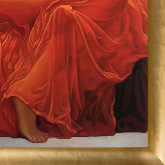 Flaming June Pre-Framed - Gold Luminoso Frame 24" x 36"