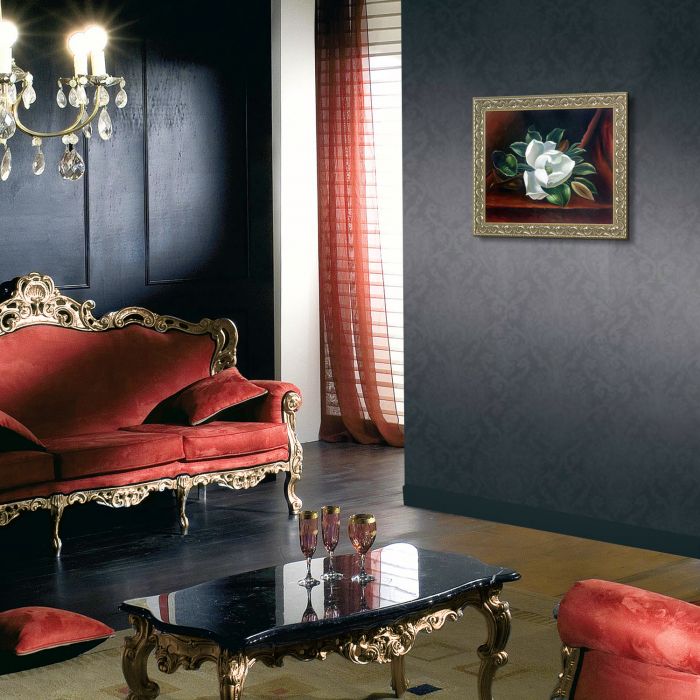 The Magnolia Blossom, 1888 Pre-Framed - Rococo Silver 20"X24"