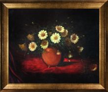 Yellow Daisies in a Bowl Pre-Framed
