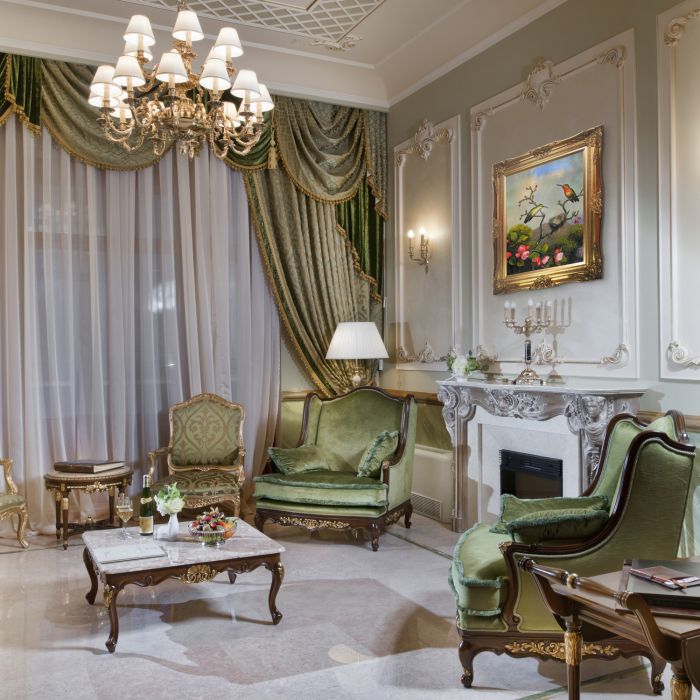 Ruby Throated Hummingbird Pre-Framed - Victorian Gold Frame 20"X24"