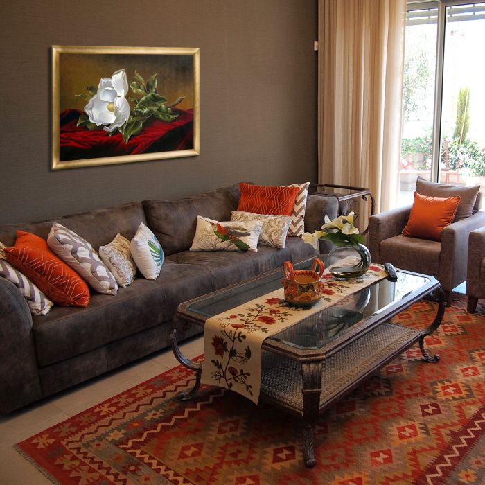 Magnolia Grandiflora, 1895 Pre-Framed - Gold Luminoso Frame 24" x 36"