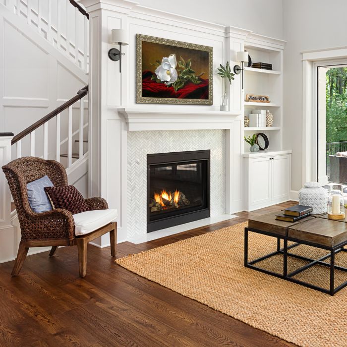 Magnolia Grandiflora, 1895 Pre-Framed - Rococo Silver 24"X36"