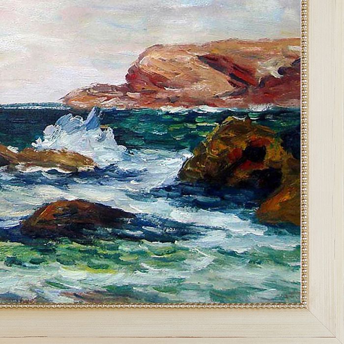 Belle-Ile-en-Mer, Evening, Cote Sauvage Pre-Framed - Constantine Frame 30" X 40"
