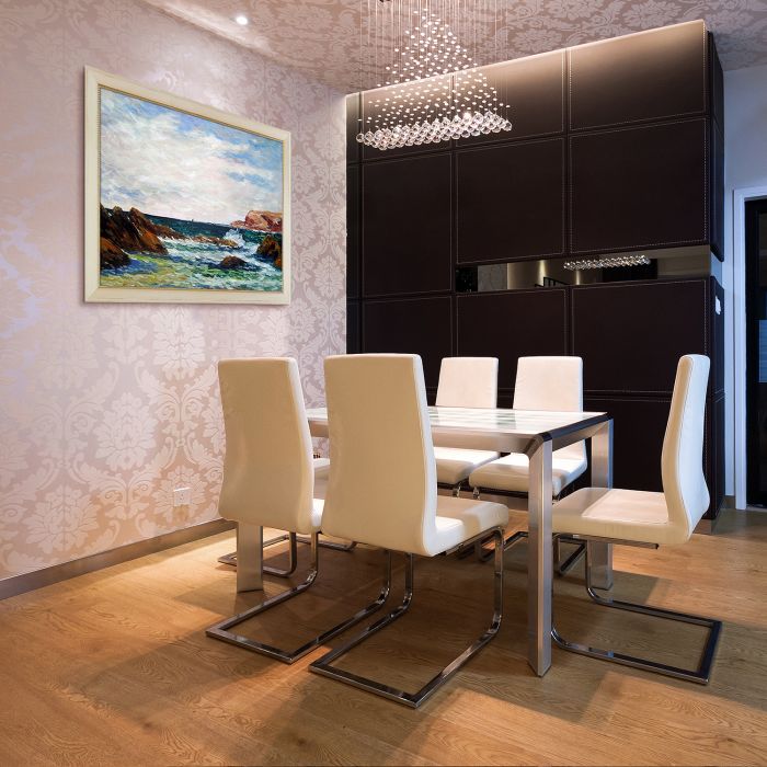 Belle-Ile-en-Mer, Evening, Cote Sauvage Pre-Framed - Constantine Frame 30" X 40"