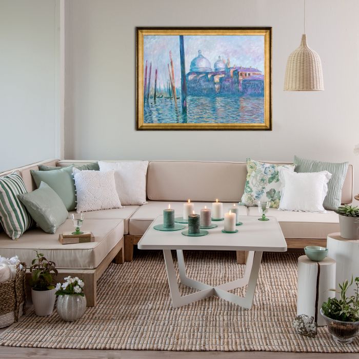 The Grand Canal, Venice Pre-framed - Athenian Gold Frame 30"X40"