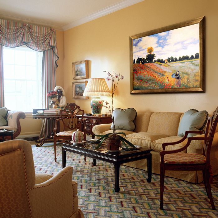 Poppy Field in Argenteuil Pre-Framed - Athenian Gold Frame 30"X40"