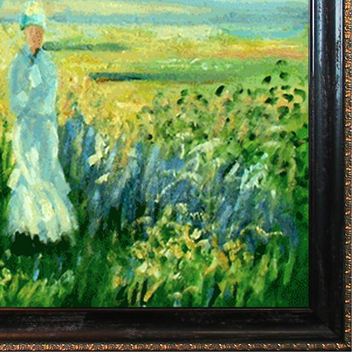 La Promenade (Argenteuil) Pre-Framed - La Scala Frame 20"X24"