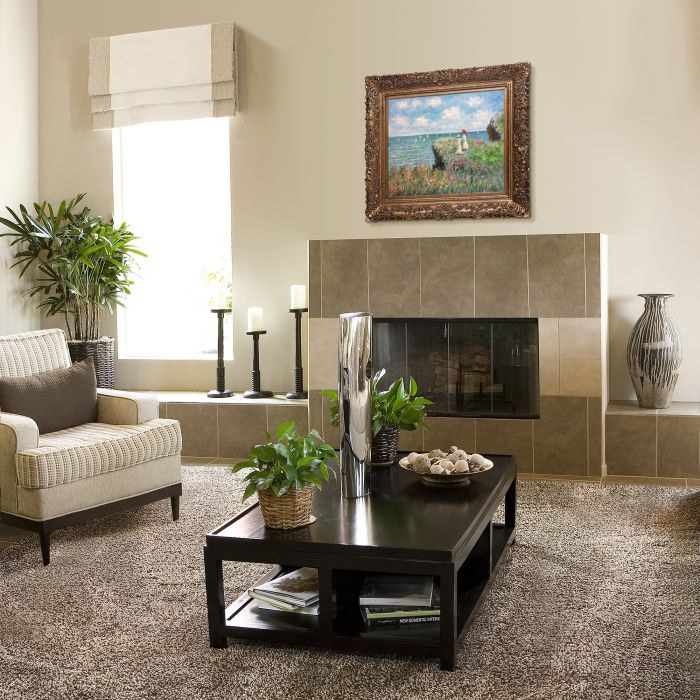 Cliff Walk At Pourville Pre-Framed - Burgeon Gold Frame 20"X24"