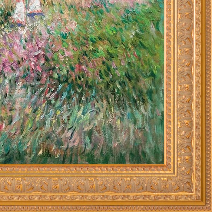 Cliff Walk At Pourville Pre-Framed - Sovereign Frame 20" X 24"