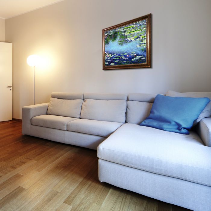 Water Lilies Pre-Framed - Verona Cafe Frame 20"X24"